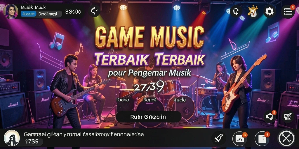 Screenshot dari gameplay <strong>2739</strong> yang menunjukkan keseruan bermain musik.