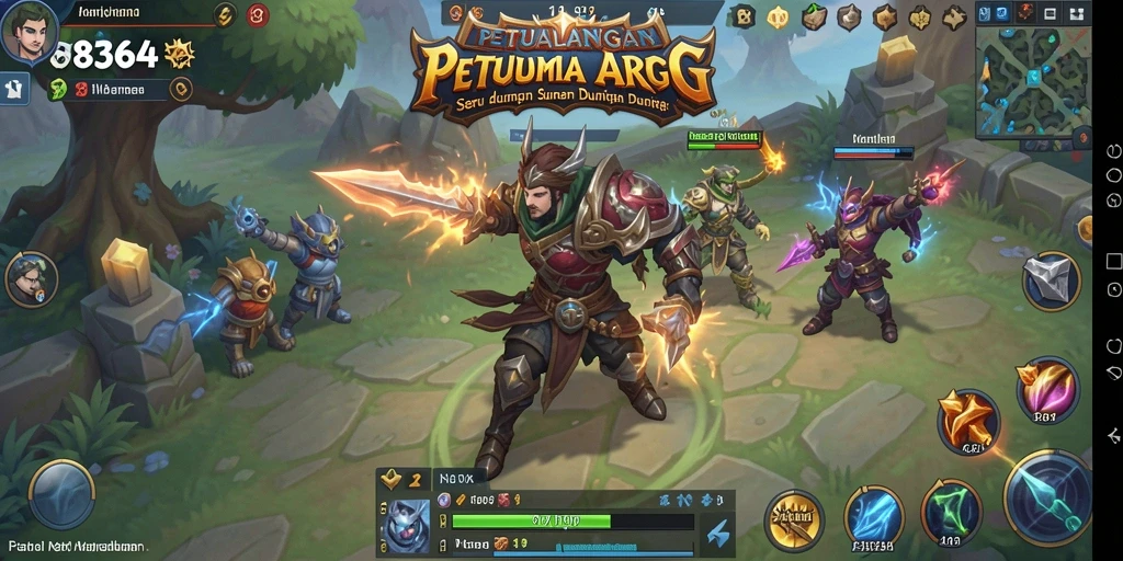 Tampilan menarik dari gameplay ARPG 8364 yang seru.