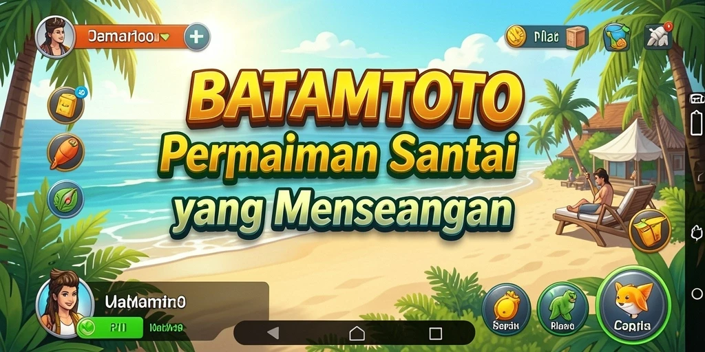 Tangkapan layar gameplay BATAMTOTO yang menampilkan aksi seru dan interaksi santai.
