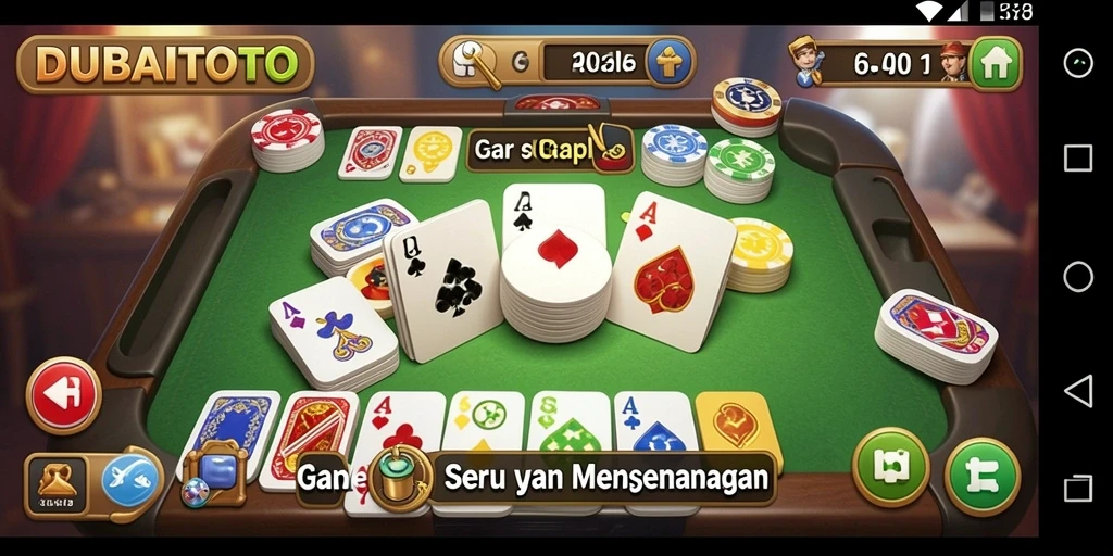 Tampilan gameplay DUBAITOTO yang seru dan interaktif.