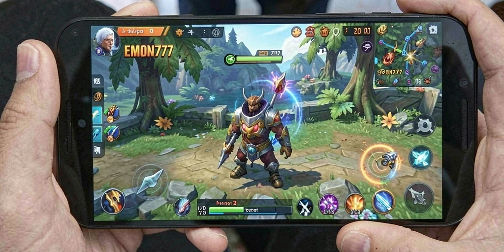 Tampilan utama EMON777 yang intuitif dan menarik.