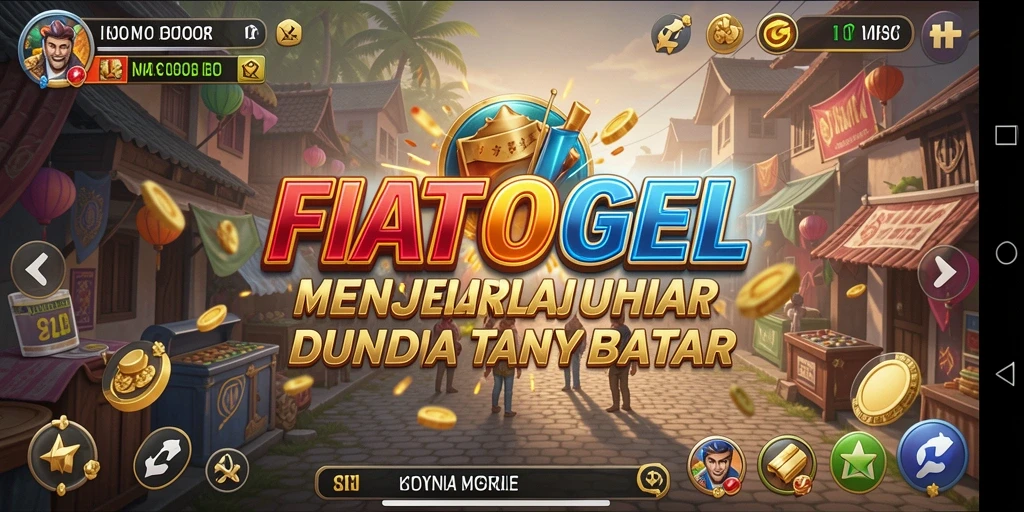 Tampilan gameplay FIATOGEL di dunia terbuka yang menakjubkan.