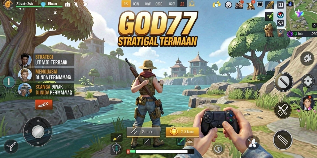 Tampilan gameplay <strong>GOD77</strong> yang menegangkan dengan strategi pertempuran mendalam.