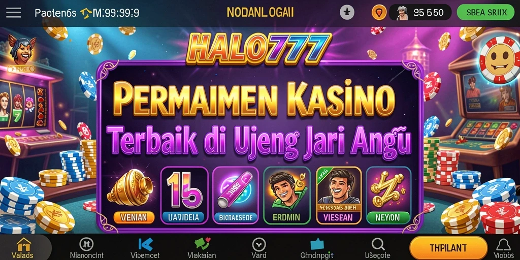 Screenshot dari gameplay HALO777 menampilkan suasana Kasino yang mendebarkan.