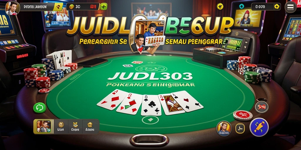 Screenshot JUDOL303 menampilkan momen seru dalam permainan Poker.