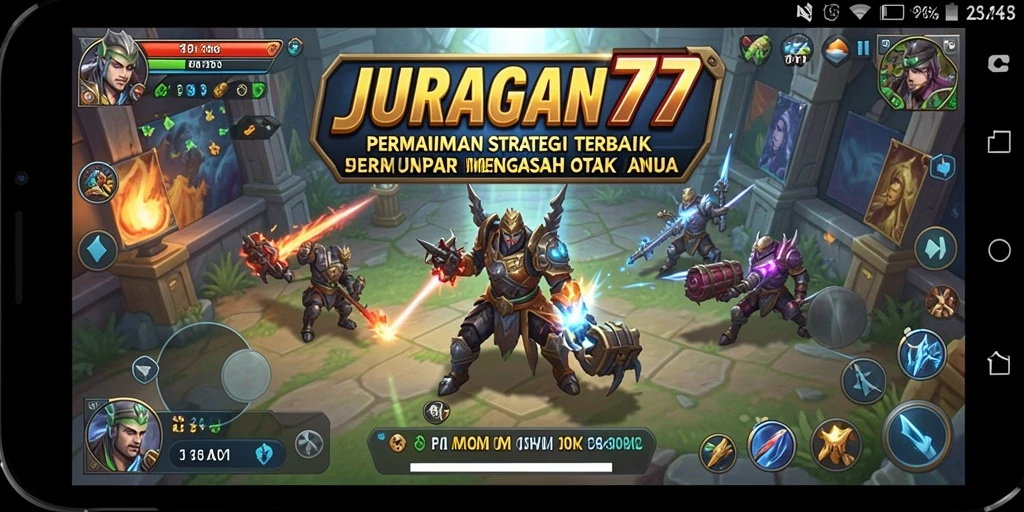 Tampilan gameplay menarik dari JURAGAN77 yang penuh strategi.