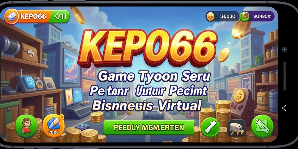 Tampilan gameplay KEPO66 yang menarik dengan elemen Tycoon yang seru.