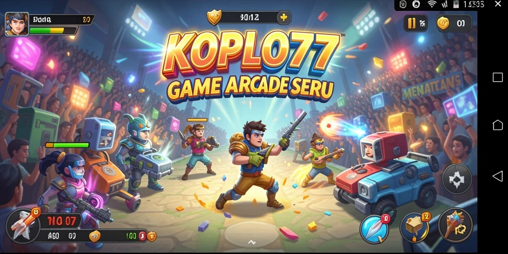 Tampilan gameplay seru dari KOPLO77 yang menantang.