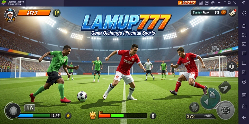 Tampilan gameplay olahraga yang memukau dalam LAMPU777.