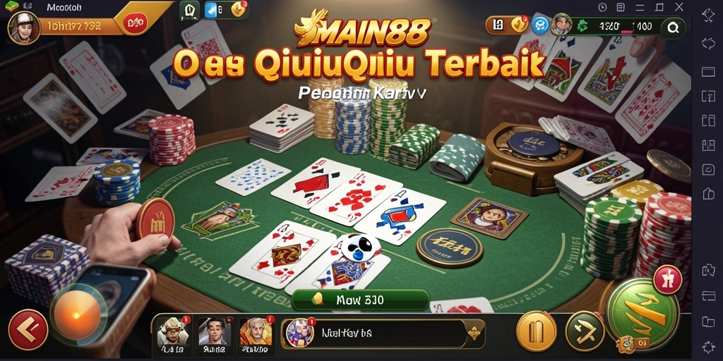 Tampilan gameplay QiuQiu di MAIN88 yang seru dan menegangkan.