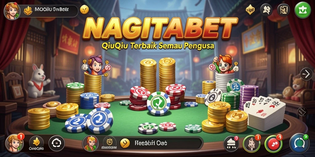 Tampilan gameplay seru NAGITABET dengan antarmuka menarik.