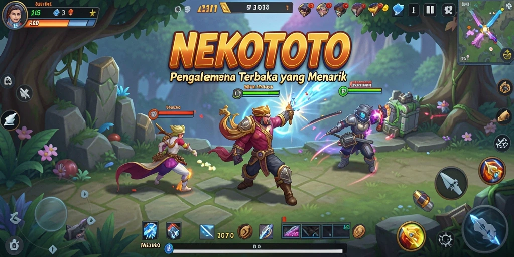 Gameplay NEKOTOTO yang menampilkan lingkungan Open World yang luas.