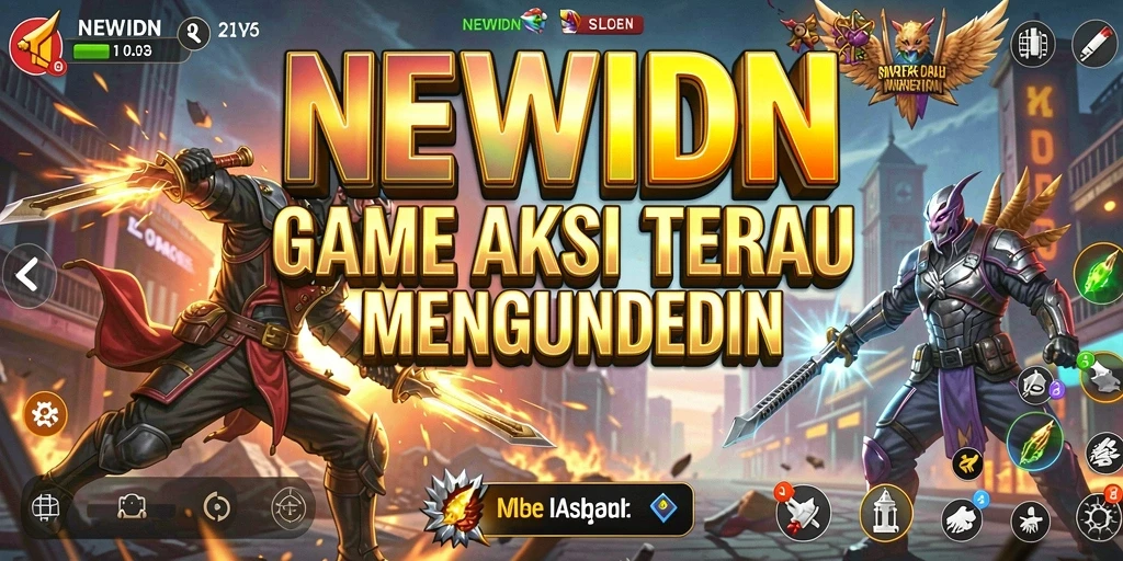 Screenshot menampilkan gameplay aksi seru di NEWIDN.