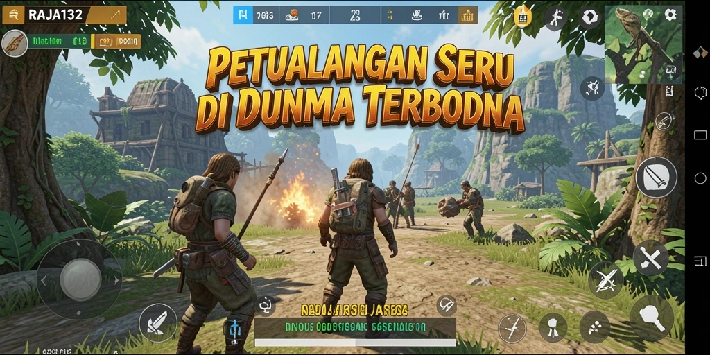 Menampilkan gameplay eksplorasi yang mendebarkan di dunia terbuka RAJA132.