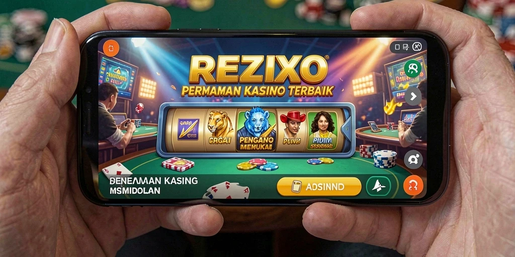 Tampilan menarik dari gameplay REZIXO yang seru dan mendebarkan.