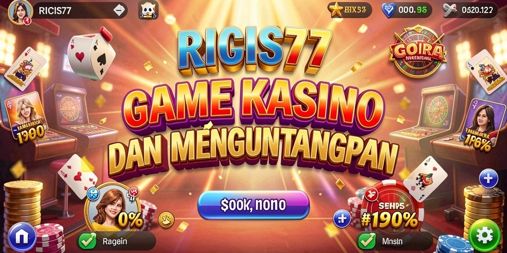 Tampilan gameplay menarik di RICIS77, penuh warna dan grafis berkualitas.