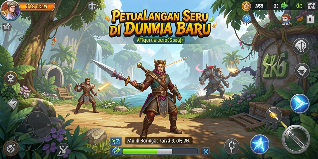 Screenshot ZK6 menampilkan momen epik dalam gameplay petualangan.