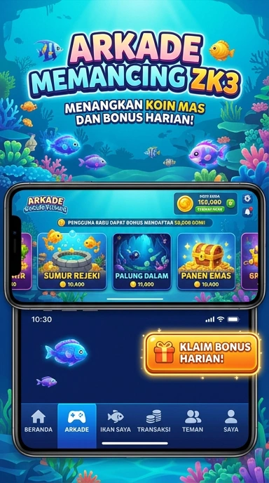 Pengguna mencari aplikasi di pusat unduh zk3.